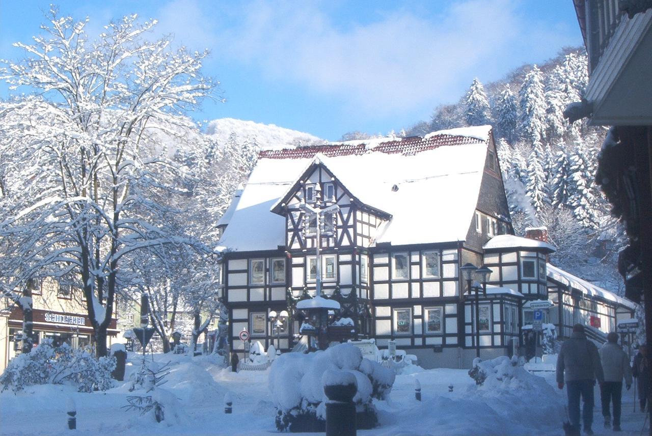 Hotel Pension Am Kurmittelhaus Bad Grund Dış mekan fotoğraf
